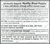Natures Plus Advanced Therapeutics Hypertrol Rx Blood Pressure (60 tablets, 30 servings) - Organics.ph
