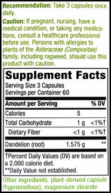 Nature's Way Dandelion Root 1575mg (180 caps) - Organics.ph