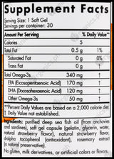 Nordic Naturals Daily Kids Omega-3 Fish Oil - Natural Fruit Flavor 340mg (30 softgels) - Organics.ph