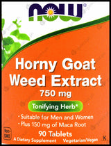 Now H Goat Weed with Maca 750mg (90 tablets) - Organics.ph