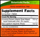 Now H Goat Weed with Maca 750mg (90 tablets) - Organics.ph