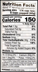 Now Real Food Organic Popping Corn (680g) - Organics.ph