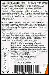 Now Super Enzymes (180 caps or tablets) - Organics.ph