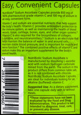 NutriBiotic Non-Acidic Vitamin C 850mg (100 caps) - Organics.ph
