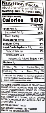 Ocho Organic Caramel Minis - Caramel filled Milk Chocolate (100g) - Organics.ph