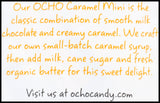 Ocho Organic Caramel Minis - Caramel filled Milk Chocolate (100g) - Organics.ph