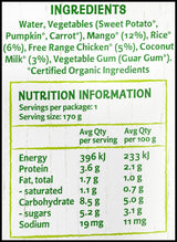 Only Organic Baby Food 10+ months - Mango Chicken & Coconut Rice (170g) - Organics.ph