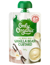 Only Organic Baby Food 6+ months - Vanilla Bean Custard (120g) - Organics.ph