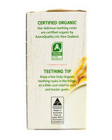 Only Organic Baby Food 8+ months - Teething Rusks (100g) - 6 Twin packs - Organics.ph