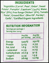 Only Organic Baby Food Kindy 1-5 years - Vegetable Chicken Risotto (220g) - Organics.ph