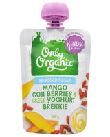 Only Organic Baby Food Kindy 1+ years - Mango Goji Berries & Greek Yoghurt Brekkie (100g) - Organics.ph