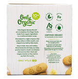 Only Organic Baby Snacks 10+ months - Banana Biscotti (100g) - Organics.ph