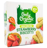 Only Organic Baby Snacks 10+ months - Strawberry Biscotti (100g) - Organics.ph