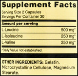 Optimum Nutrition Branched Chain Amino Acids BCAA 1000mg (60 caps, 30 servings) - Organics.ph