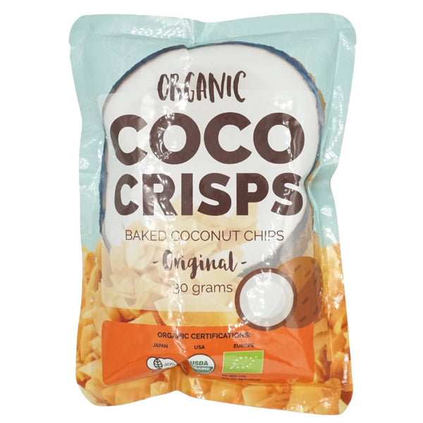 Organic Coco Crisps Baked Coconut Chips - Original (30g) - Organics.ph