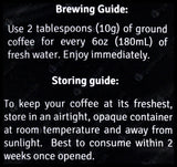 Organic Harvest Coffee Beans Canister - Bugtaw Brew (250g) - Organics.ph