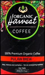 Organic Harvest Coffee Beans Canister - Pulaw Brew (250g) - Organics.ph