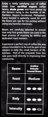 Organic Harvest Coffee Ground - Bugtaw Brew (250g) - Organics.ph