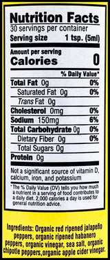 Organic Harvest Foods Chipotle Habanero Pepper Sauce (148ml) - Organics.ph