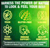 Organic Muscle Green Juice Superfood Powder (270g) - Organics.ph