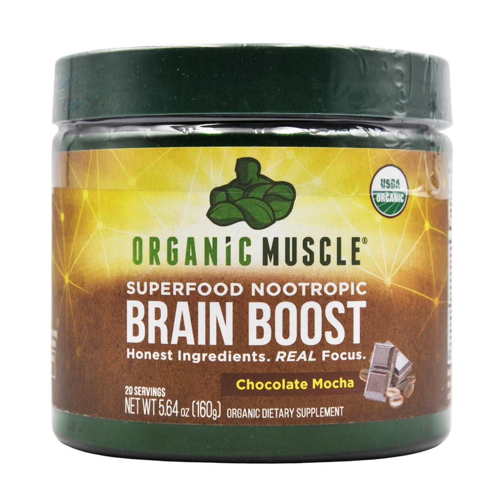 Organic Muscle Superfood Nootropic Brain Boost Powder