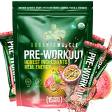 Organic Muscle Superfood Pre-Workout Powder - Passionfruit Guava (15 packs x 8g) - Organics.ph