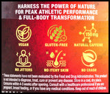 Organic Muscle Superfood Pre-Workout Powder - Passionfruit Guava (160g) - Organics.ph