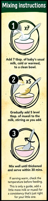 Organix Baby Food 10+ months - Raspberry & Banana Muesli (200g) - Organics.ph