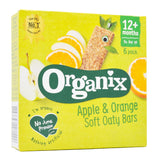 Organix Baby Snacks 12+ months - Apple & Orange Soft Oaty Bars (6x30g) - Organics.ph
