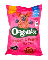 Organix Baby Snacks 7+ months - Raspberry & Blueberry Rice Cakes (50g) - Organics.ph