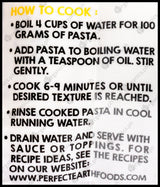 Perfect Earth Organic Chia Pasta - Black Rice & Chia (225g) - Organics.ph