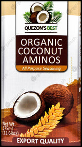 Quezon's Best Organic Coconut Aminos Liquid Sauce (375ml) - Organics.ph