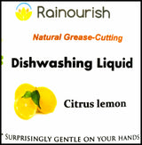 Rainourish Natural Dishwashing Liquid (1 gallon) - Organics.ph