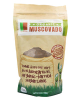 Raw Brown Organic Muscovado Sugar (1kg) - Organics.ph