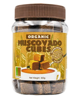 Raw Brown Organic Muscovado Sugar Cubes (300g) - Organics.ph