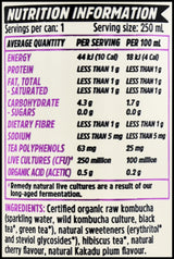 Remedy Organic Kombucha Cherry Plum (250ml can) - Organics.ph