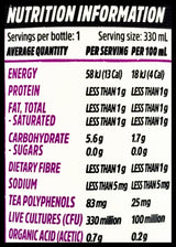 Remedy Organic Kombucha Cherry Plum (330ml bottle) - Organics.ph