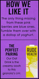 Rude Health Organic Crunchy Berry Granola (400g) - Organics.ph