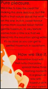 Rude Health Organic Hazelnut Milk (1L) - Organics.ph