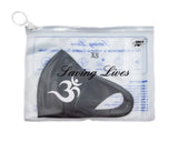 Scelido Copper & Nano Silver Face Mask - Black AUM (XS) - Organics.ph