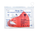 Scelido Copper & Nano Silver Face Mask - Red - Organics.ph