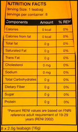 Sekaya Botanic Infusion Organic Skin Cleanse Tea - Sarsaparilla Root, Ginger Root (8 bags) - Organics.ph