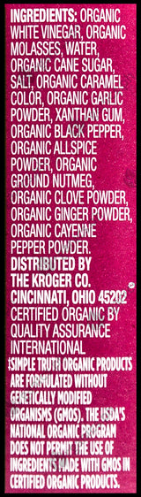 Simple Truth Organic Vegan Worcestershire Sauce (196g) - Organics.ph