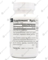 Source Naturals Acetyl L-Carnitine (500mg) (60 tablets) - Organics.ph