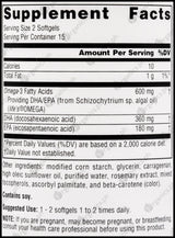Source Naturals Vegan True Non-Fish Omega-3s 300mg (Algae Oil) (30 softgels) - Organics.ph