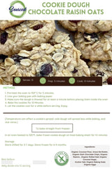 Sourced Organic Gluten Free Cookie Dough (Chocolate Raisin Oats) - Ready to Bake (360g) - Organics.ph