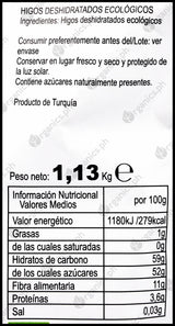 Sunny Fruit Organic Sun-Dried Figs (1.13kg) - Organics.ph