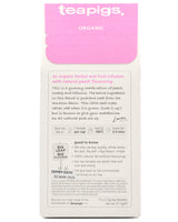 Teapigs Organic Tea - Guarana, Peach (Trim Metabolism) (15 bags) - Organics.ph