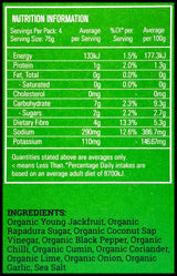 Tender Table Organic Vegan Jackfruit Meal - Chili & Lime Jackfruit (300g) - Organics.ph