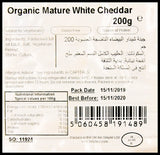 The King's Dairy Organic Cheese - Mature White Cheddar (200g) - Organics.ph